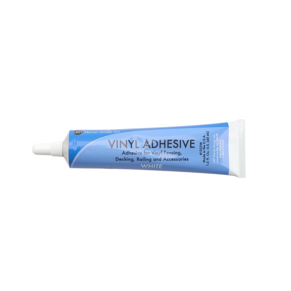 Vinyl Glue Adhesive for Vinyl Fence and Railing - 1 1/2 Oz Tube (White) (Default)