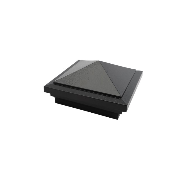 LMT-1471HB 3.625" Haven Post Cap - Hammertone Black