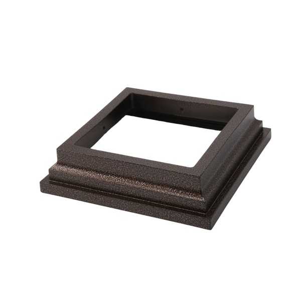 4" x 4" Vinyl Post Skirt for Vinyl Fence and Railing (Antique Brown)