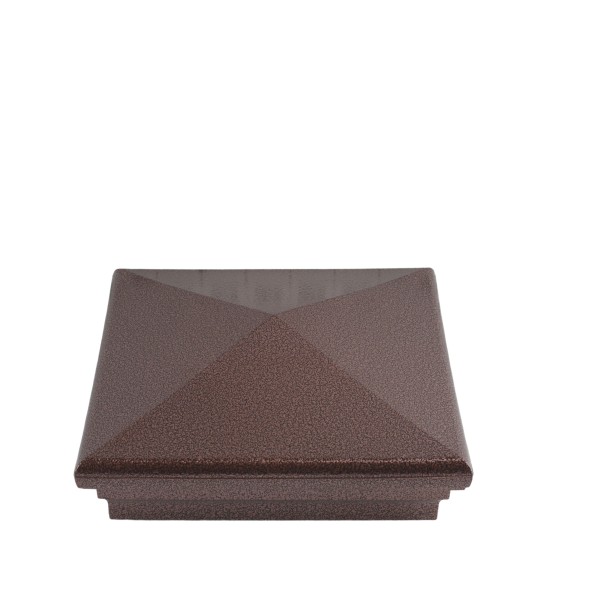 6X6 Neptune Style Vinyl Post Cap for Vinyl Fence and Railing (Antique Copper)