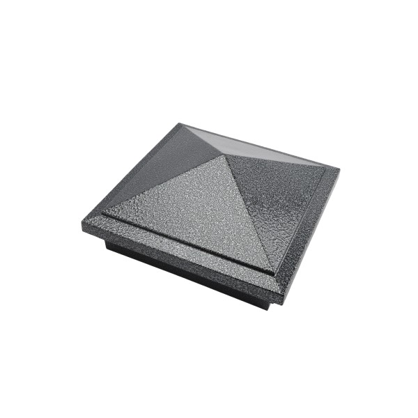 5.625" Haven Style Vinyl Post Cap for Vinyl Fence and Railing (Antique Gray)