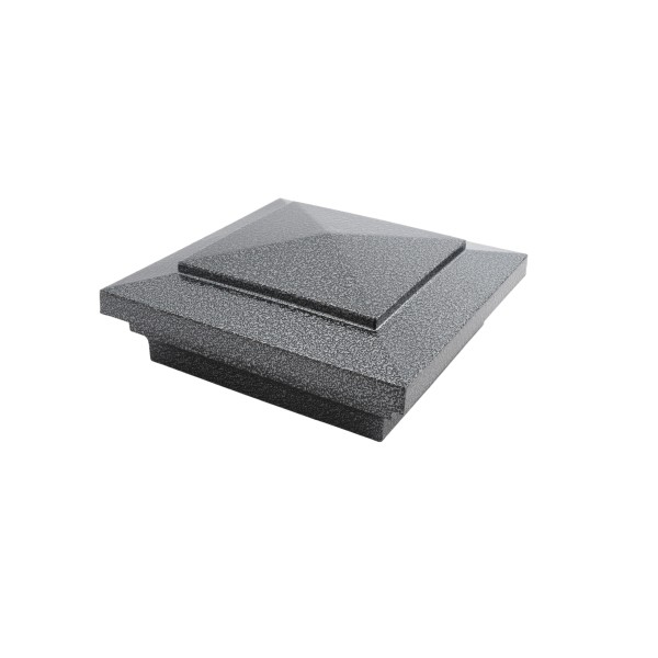 4.5" sq Cape May Vinyl Post Cap - Antique Gray - LMT-1566AGR