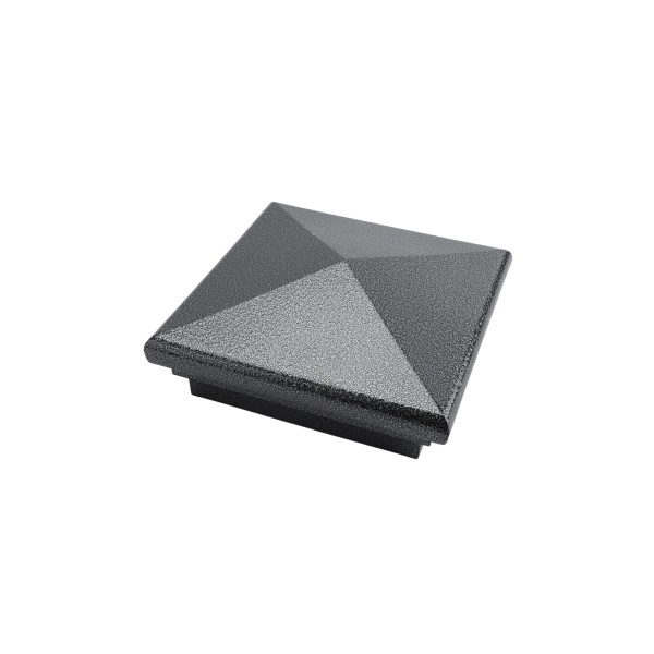 4.5" Sq Neptune Style Vinyl Post Cap for Vinyl Fence and Railing (Antique Gray)