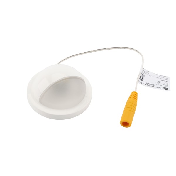 3K Dome Side Light for Vinyl Fence and Railing (Warm White) White
