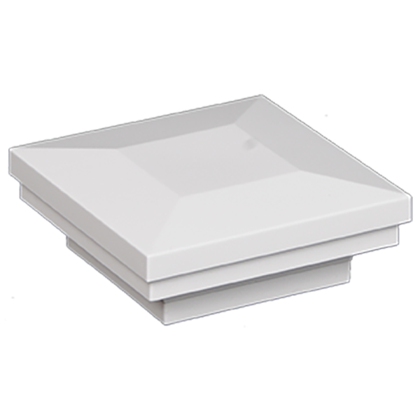 2.5" Sq. Ornamental Downward Low Voltage Post Cap