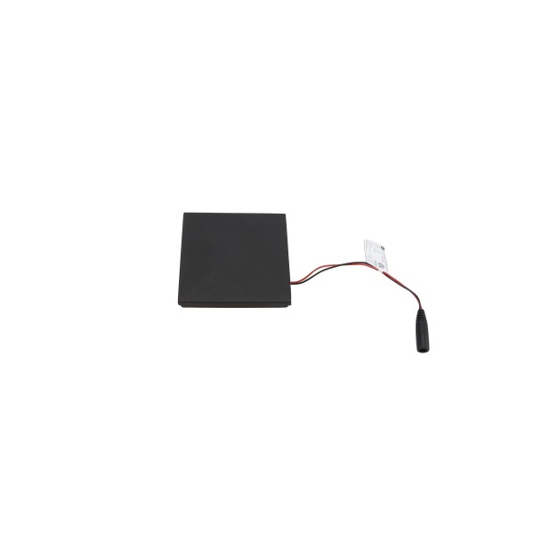 3" Sq. Ornamental Downward Low Voltage LED Lighted Post Cap - 1746TB-5K - Textured Black