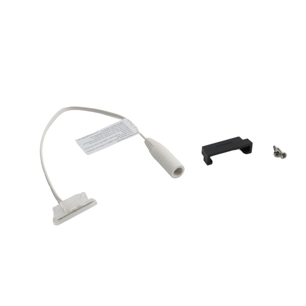 Ornamental Low Voltage Side Light for Vinyl Fence and Railing (Cool White) Black