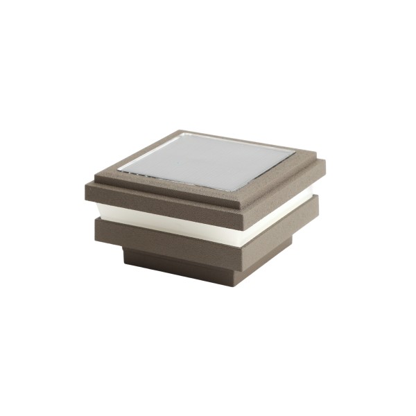 2" Sq. Ornamental Solar Light Post Cap (Default)