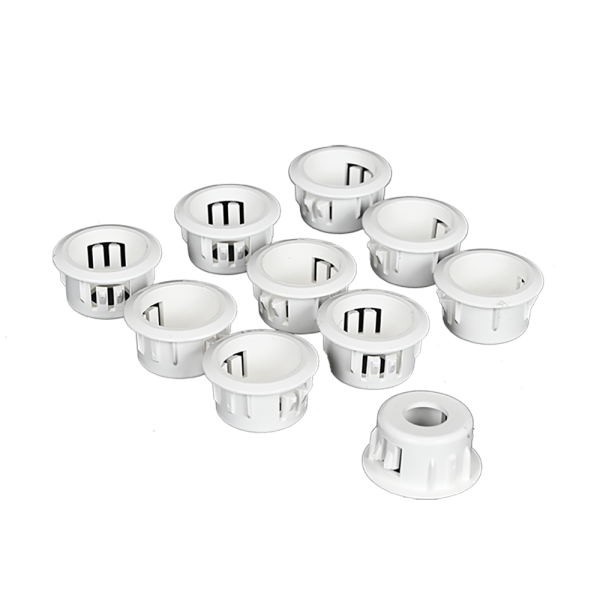  Flush Mount Trim Ring for Vinyl Fence and Railing (10 pk) for Vinyl Fence and Railing (Black)