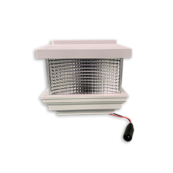 LMT 4" Sq. Galaxy Low Voltage Light Post Cap (Khaki)