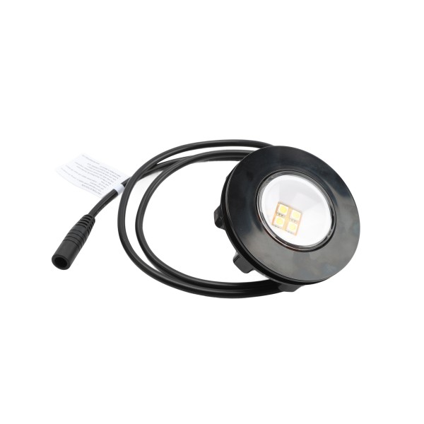 ZipUp 1-Watt Ceiling & Under Deck Light (5000K Cool White) - Black