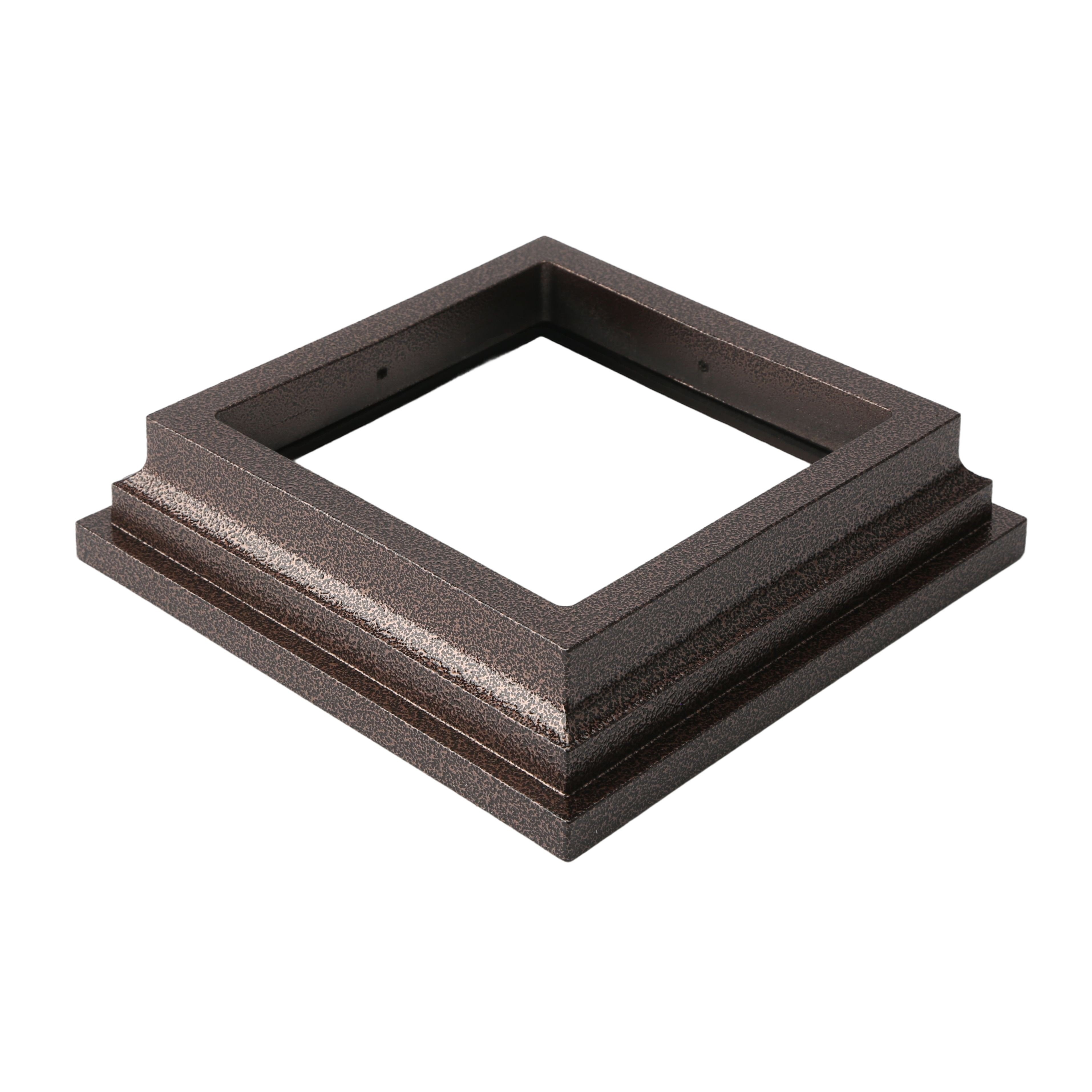 4" x 4" Vinyl Post Skirt for Vinyl Fence and Railing (Antique Brown)