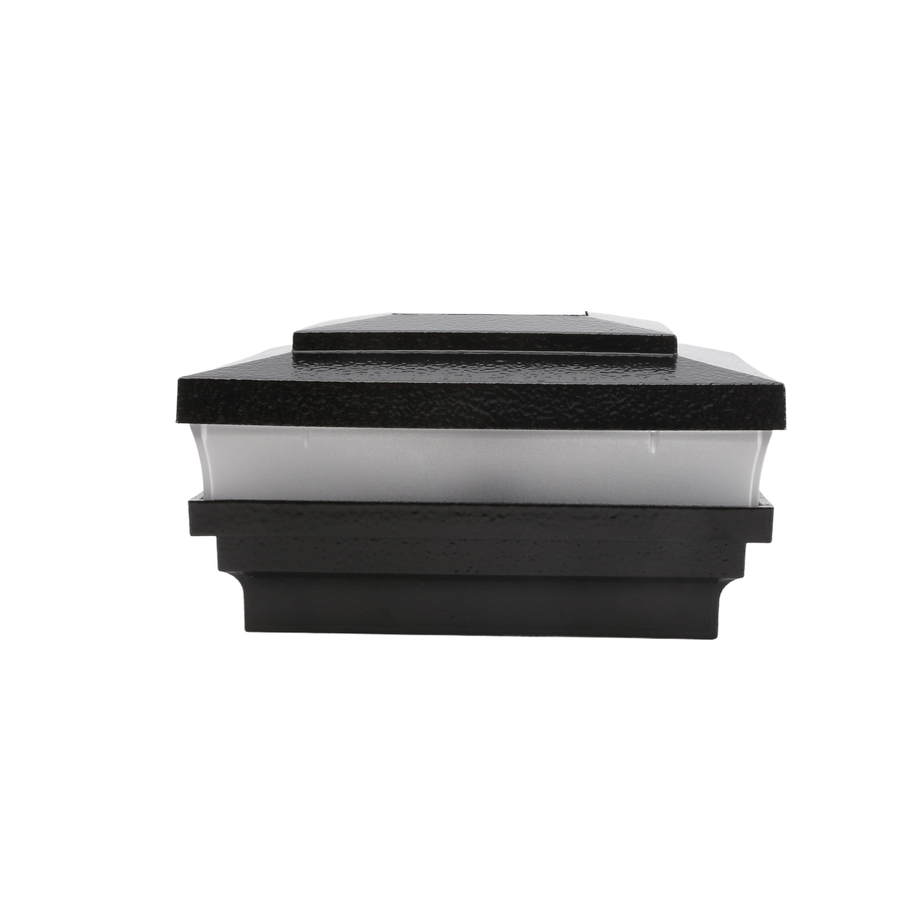 4.5 solar post caps black hot sale