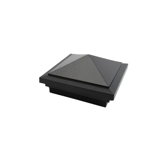 LMT-1471HB 3.625" Haven Post Cap - Hammertone Black