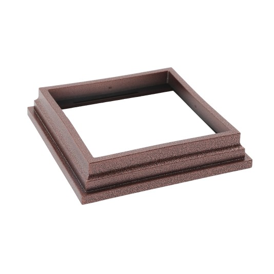 5.625" x 5.625" Vinyl Post Skirt for Vinyl Fence and Railing (Antique Copper)