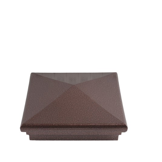 6X6 Neptune Style Vinyl Post Cap for Vinyl Fence and Railing (Antique Copper)