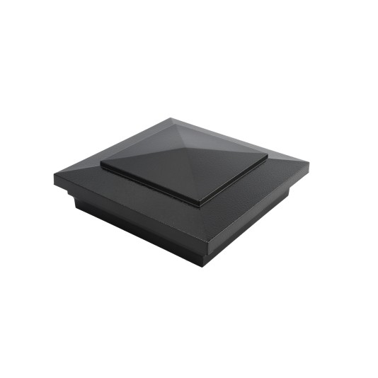 LMT-1499HB 5X5 Cape May Post Cap - Hammertone Black
