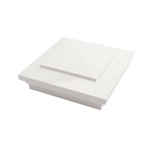 6X6 Cape May Style Vinyl Post Cap for Vinyl Fence yle-vinyl-post-cap-for-vinyl-fence-and-railing-white_1_867776.jpg,5.625"" Haven Style Vinyl Post Cap for Vinyl Fence and Railing (White)"