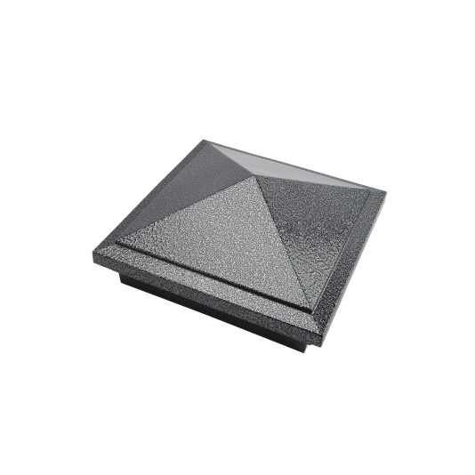 5.625" Haven Style Vinyl Post Cap for Vinyl Fence and Railing (Antique Gray)
