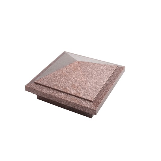 4.5" sq Haven Vinyl Post Cap - Antique Copper - LMT-1568AC