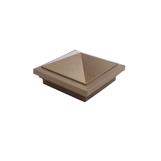 4.5" Sq. Haven Vinyl Post Cap - Antique Gold - LMT-1568AGO