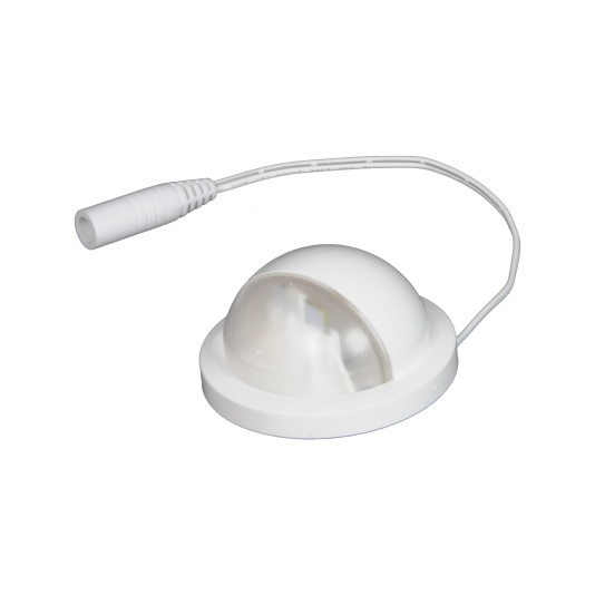 Solar Scalloped Dome Side Light | Almond