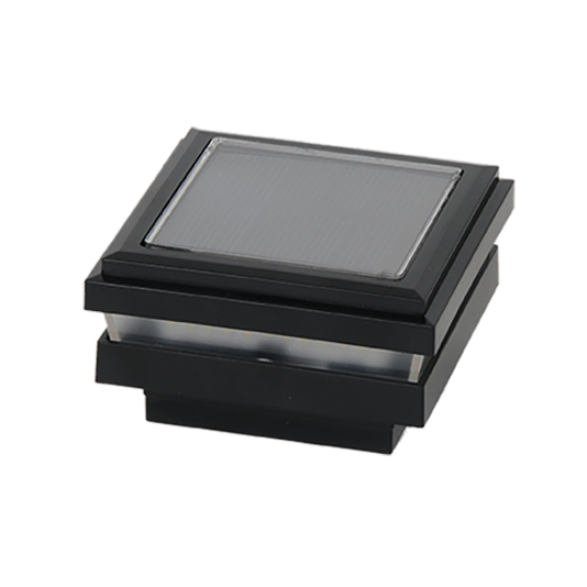 2" Sq. Ornamental Downward Solar Light Post Cap 