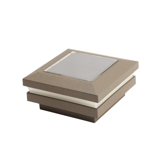 2.5" Sq. Ornamental Solar Light Post Cap 
