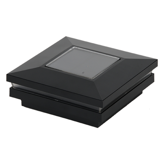 4" Sq. Ornamental Solar Light Post Cap