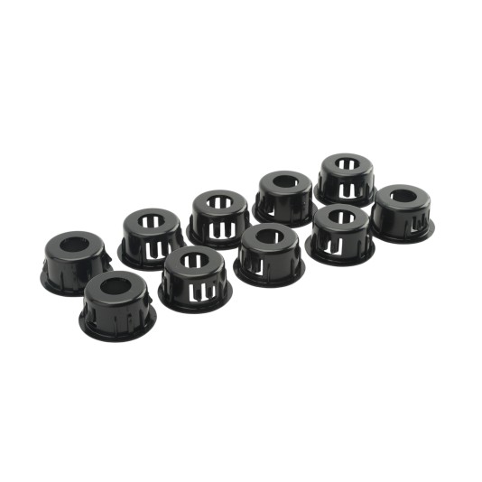  Flush Mount Trim Ring for Vinyl Fence and Railing (10 pk) for Vinyl Fence and Railing (Black)