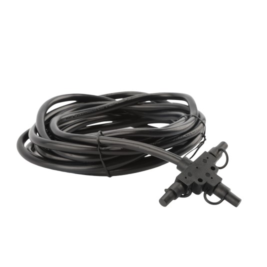 LMT 12' Low Voltage Lighting Direct Burial Wiring Harness with T Connector