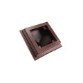 3.625" x 3.625" Haven Style Vinyl Post Cap for Vinyl Fence and Railing (Antique Copper)
