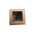 3.625" x 3.625" Haven Style Vinyl Post Cap for Vinyl Fence and Railing (Antique Gold)