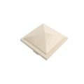 4" X 4" Haven Style Vinyl Post Cap for Vinyl Fence and Railing (Almond)