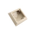 4" X 4" Haven Style Vinyl Post Cap for Vinyl Fence and Railing (Almond)