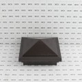 4" X 4" Haven Style Vinyl Post Cap for Vinyl Fence and Railing (Antique Brown)