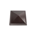 4" X 4" Haven Style Vinyl Post Cap for Vinyl Fence and Railing (Antique Brown)
