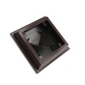4" X 4" Haven Style Vinyl Post Cap for Vinyl Fence and Railing (Antique Brown)