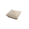 4" X 4" Haven Style Vinyl Post Cap for Vinyl Fence and Railing (Khaki)