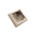 4" X 4" Haven Style Vinyl Post Cap for Vinyl Fence and Railing (Khaki)