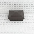 3.625" Cape May Style Vinyl Post Cap for Vinyl Fence and Railing (Antique Brown)