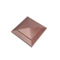 3.625" Cape May Style Vinyl Post Cap for Vinyl Fence and Railing (Antique Copper)
