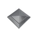 3.625" Cape May Style Vinyl Post Cap for Vinyl Fence and Railing (Antique Gray)