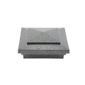4" X 4" Cape May Style Vinyl Post Cap for Vinyl Fence and Railing (Antique Gray) 
