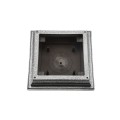 4" X 4" Cape May Style Vinyl Post Cap for Vinyl Fence and Railing (Antique Gray) 
