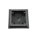 4" X 4" Cape May Style Vinyl Post Cap for Vinyl Fence and Railing (Hammertone Black)