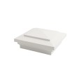 4" X 4" Cape May Style Vinyl Post Cap for Vinyl Fence and Railing (White)