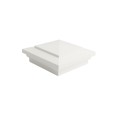 4" X 4" Cape May Style Vinyl Post Cap for Vinyl Fence and Railing (White)