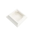 4" X 4" Cape May Style Vinyl Post Cap for Vinyl Fence and Railing (White)