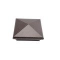 3.625" x 3.625" Neptune Style Vinyl Post Cap for Vinyl Fence and Railing (Antique Brown)